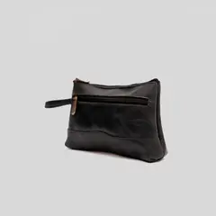 TRAUKO - Neceser Hombre Cuero Negro Bali