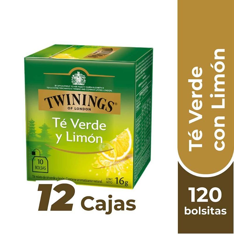 TWININGS - Twinings Té Verde Con Limón x120 Bolsitas TWININGS