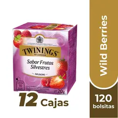 TWININGS - Té Wild Berries x120 Bolsitas
