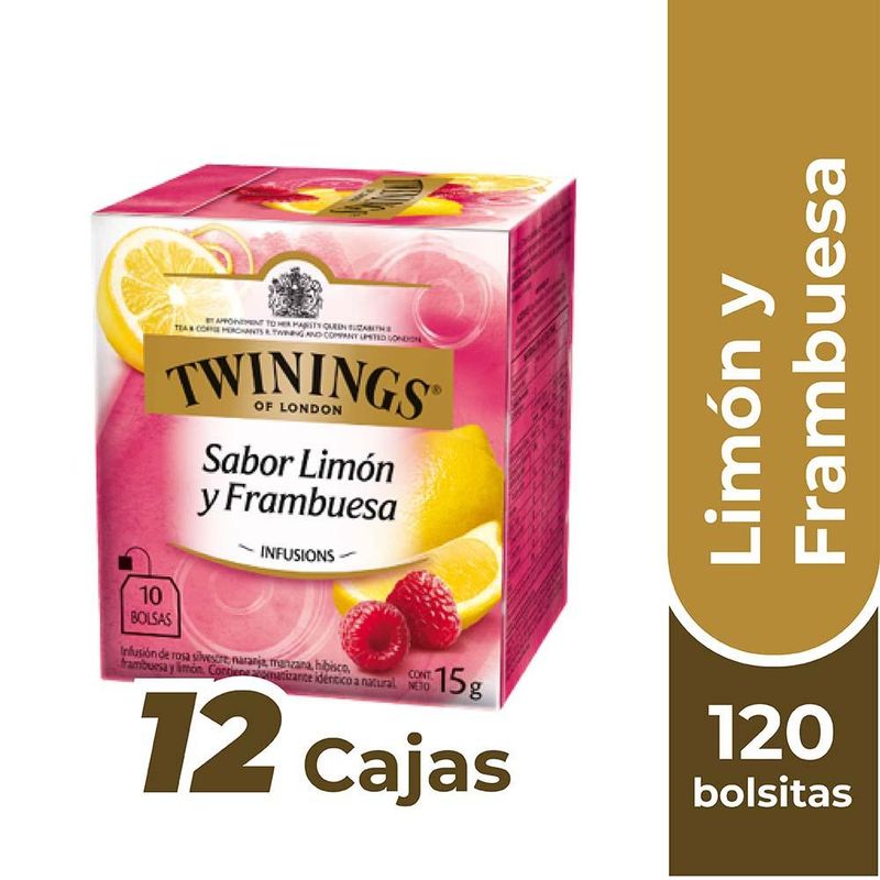 TWININGS - Twinings Té Limón / Frambuesa x120 Bolsitas TWININGS