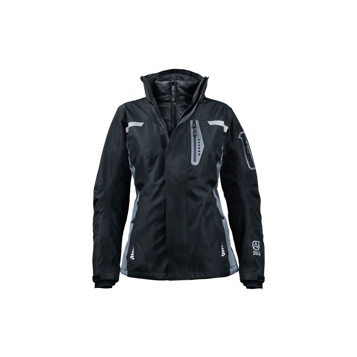 ABSOLUTE ZERO - Parka Mujer desmontable 3 en 1 negra Absolute Zero Z-8100 ABSOLUTE ZERO