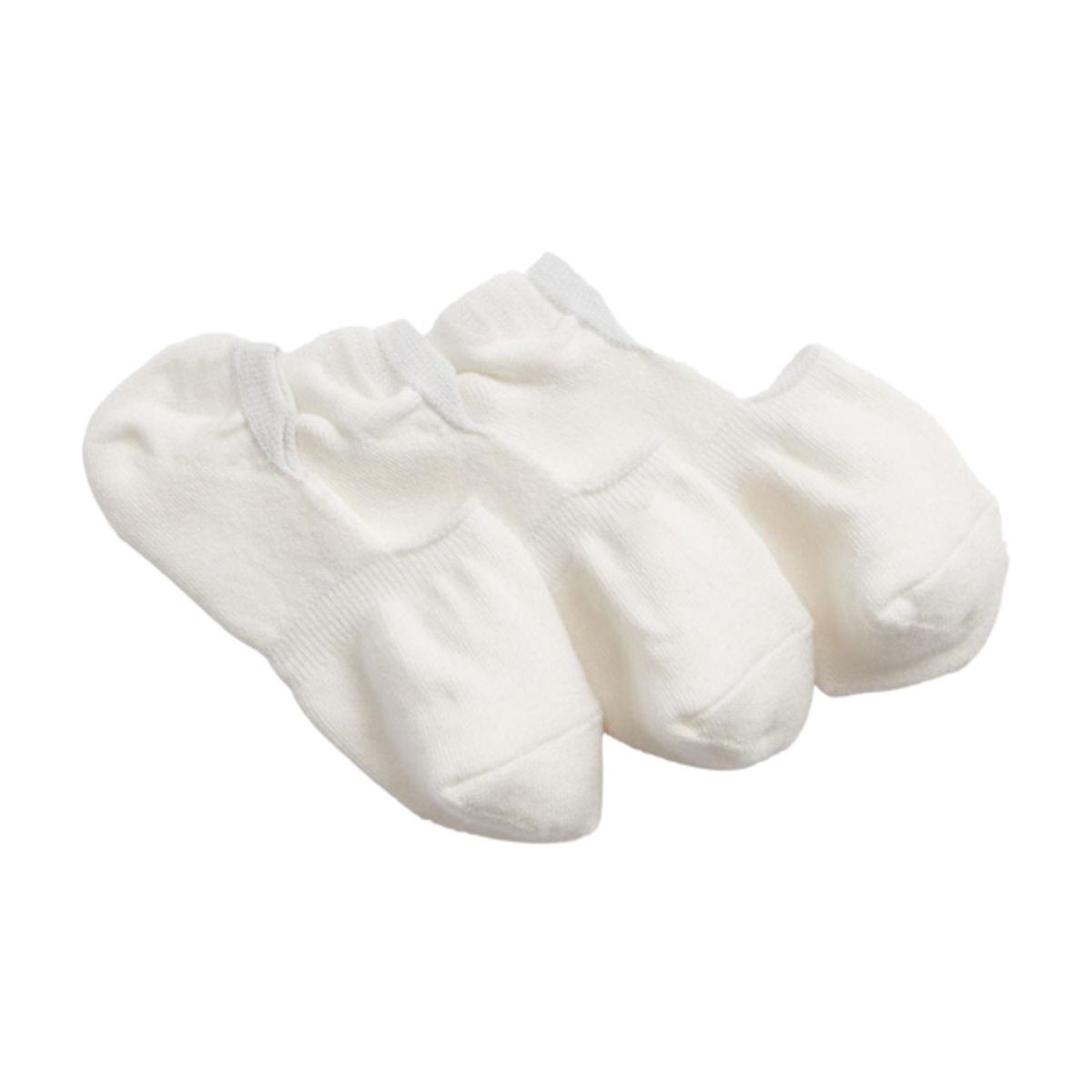 GAP - Calcetines Pack De 3 Invisibles Hombre Gris