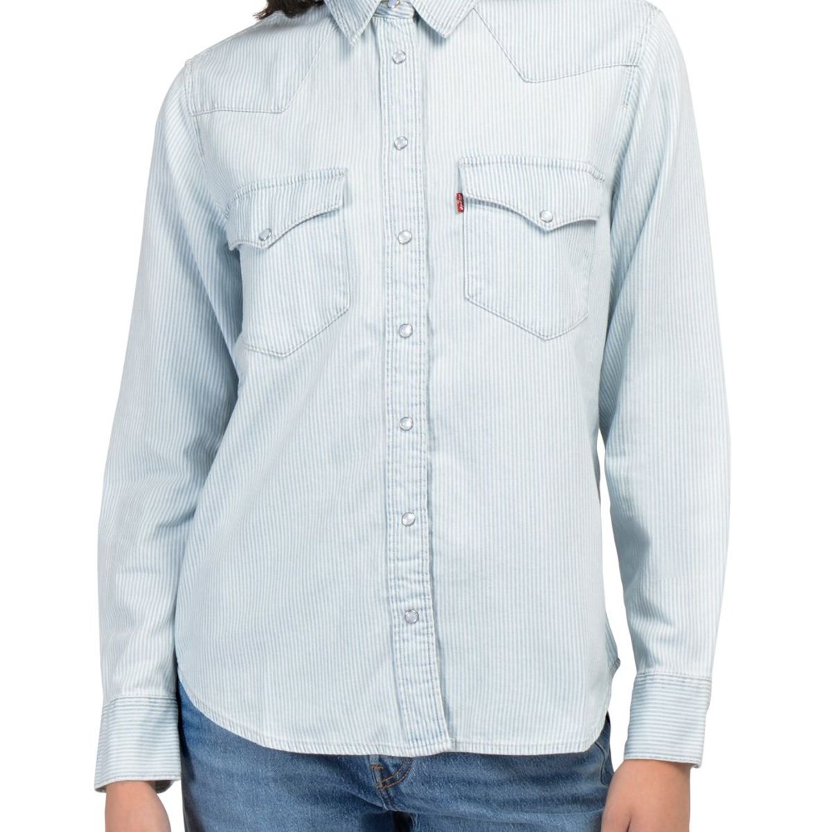 LEVIS - Camisa Mujer Western Azul Levis