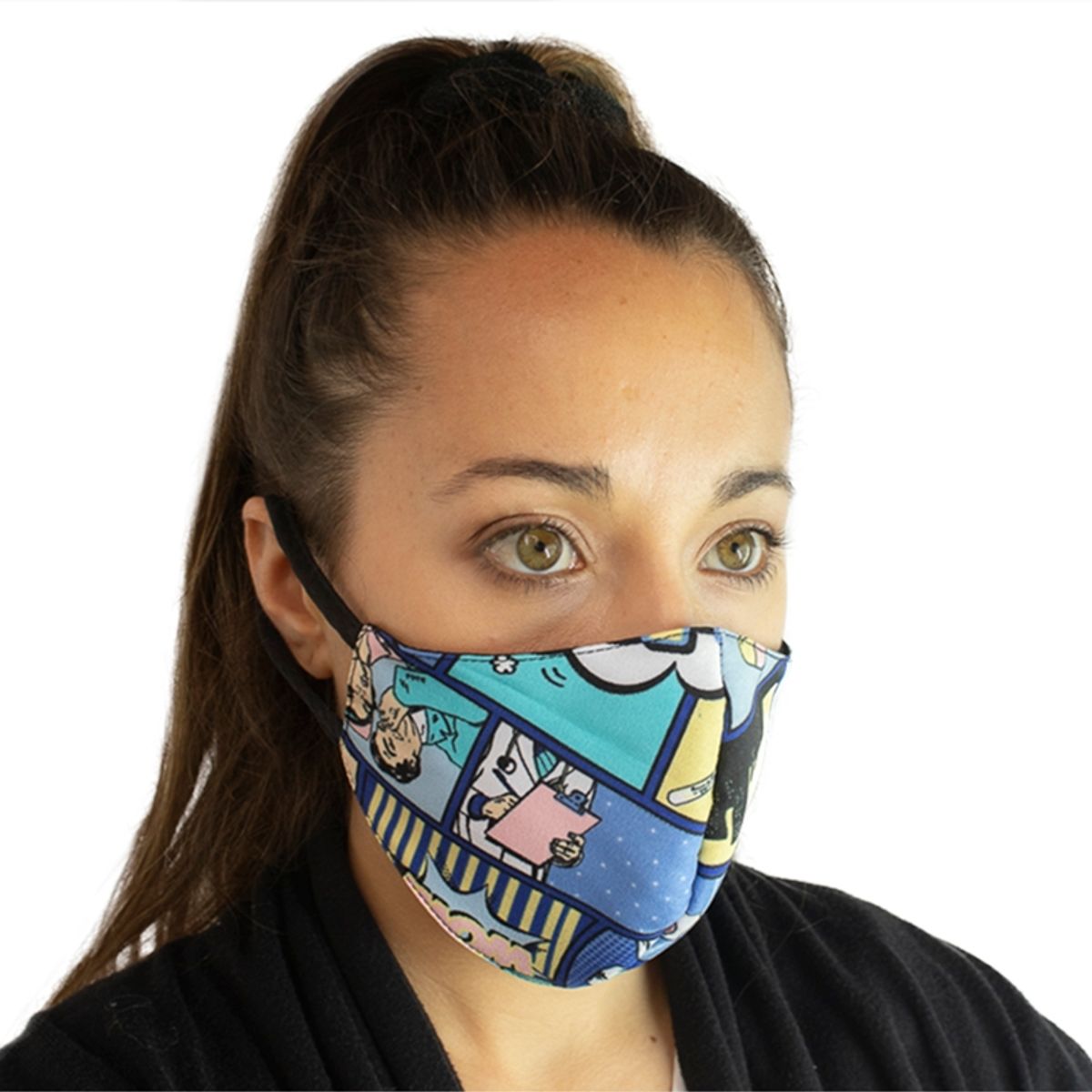 MIKE'S - Mascarilla Antifluido Lavable Mike's Pop Art MIKE'S