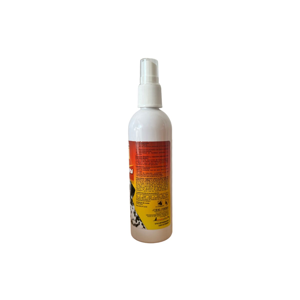 DRAG PHARMA - Spray antipulgas y garrapatas para perros 200 ml Sinpul