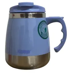 KEEP - TAZA TÉRMICA OUTDOOR COLOR AZUL ACERO 400ML