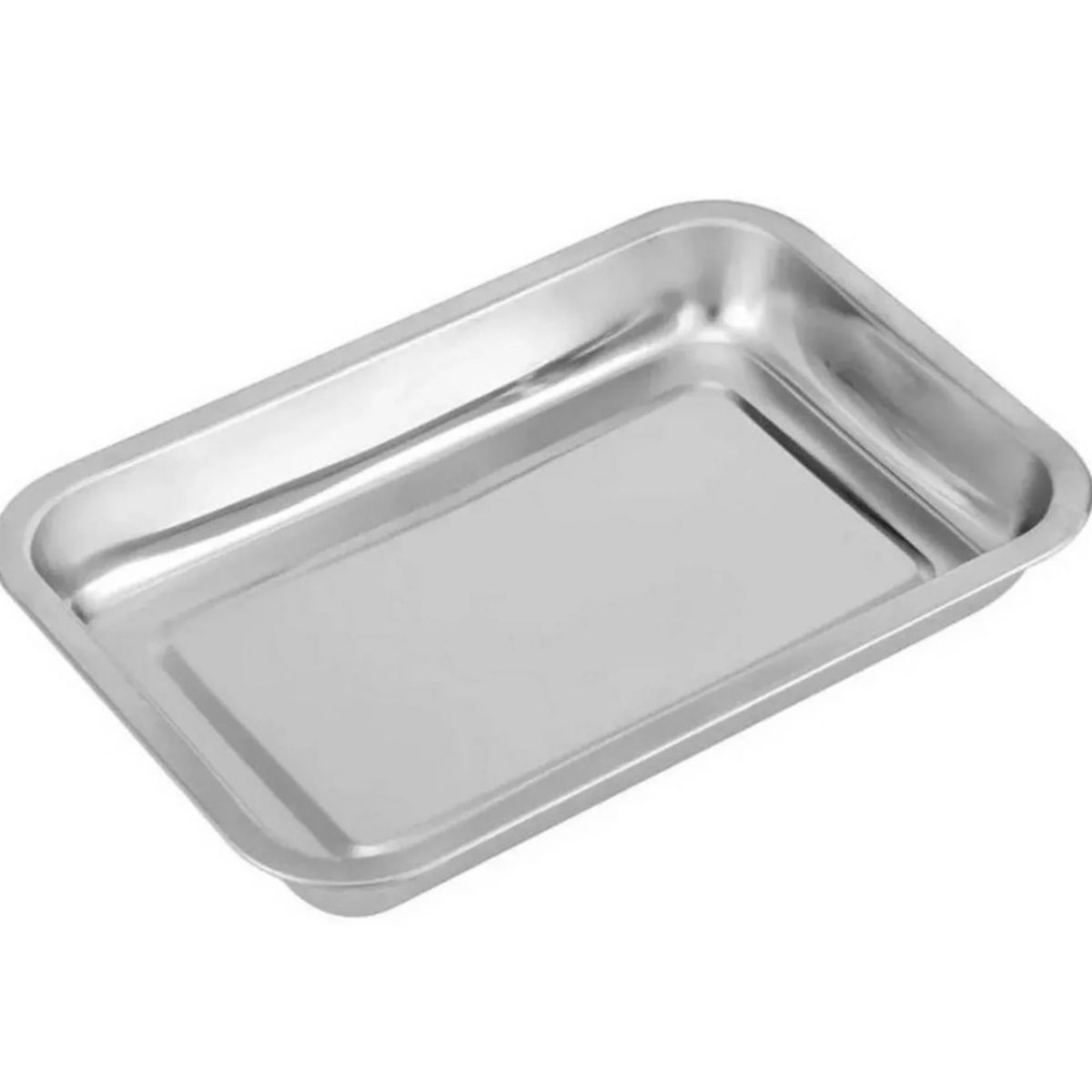 GENERICO - Bandeja Asadera Budinera Acero Inoxidable Profunda 50x35x48