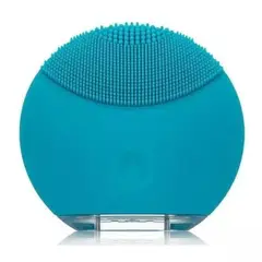 OEM - LIMPIADOR EXFOLIADOR MASAGEADOR FACIAL RECARGABLE USB TURQUESA.