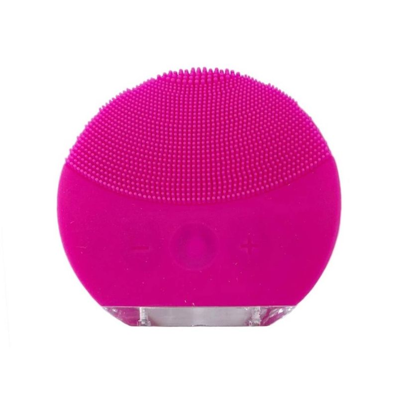 OEM - LIMPIADOR EXFOLIADOR MASAGEADOR FACIAL  RECARGABLE USB FUCSI.