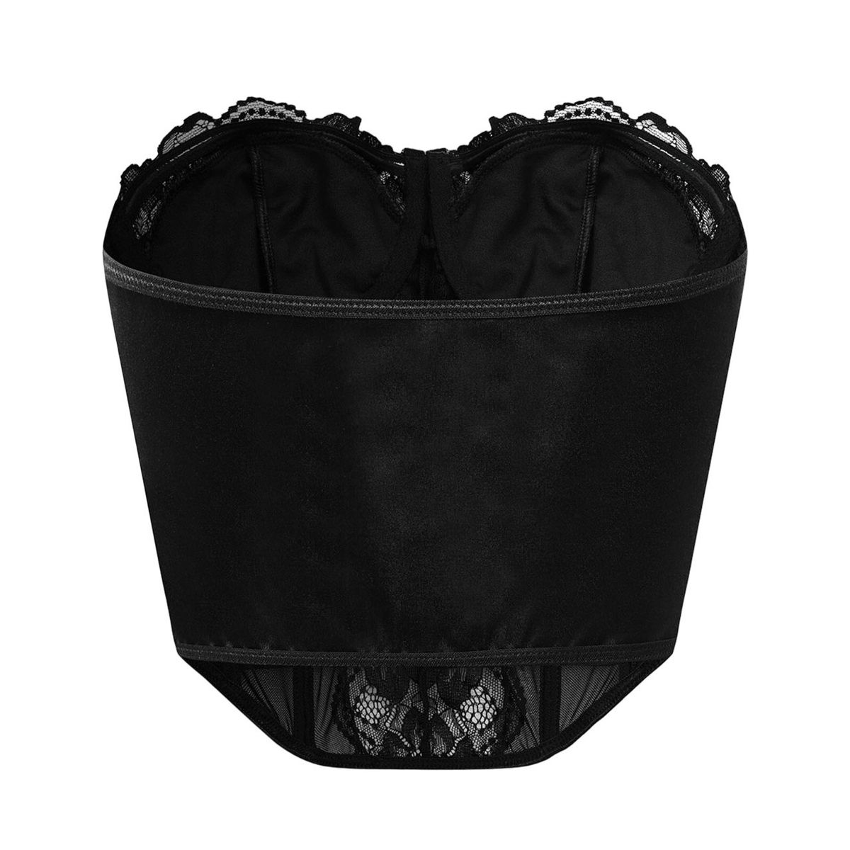 GARSIL - Crop Top Para Mujer - Peto Con Diseño Y Encaje