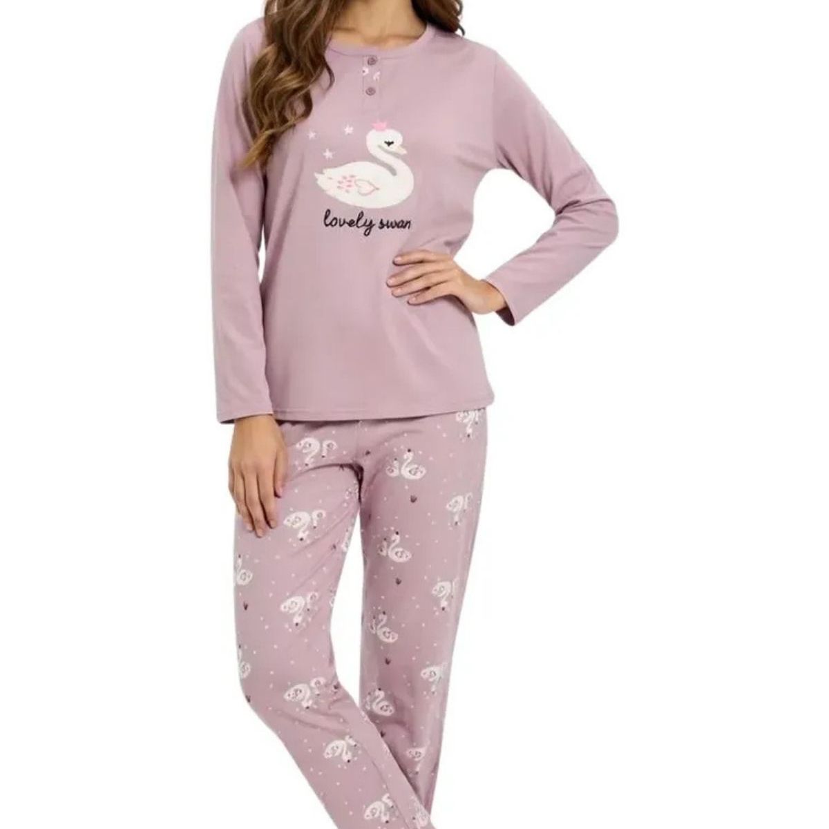LOOK SHOP - Pijama Mujer Micropolar. Flamenco. Dos Botones 495