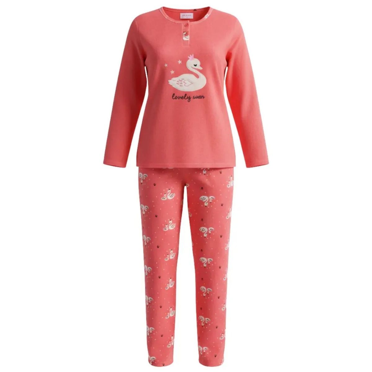 LOOK SHOP - Pijama Mujer Micropolar. Flamenco. Dos Botones 495
