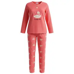 LOOK SHOP - Pijama Mujer Micropolar. Flamenco. Dos Botones 495