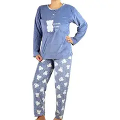 LOOK SHOP - Pijama Mujer Micropolar. Flamenco. Dos Botones 495