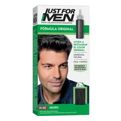 COSMETICAVAL - Shampoo Elimina Canas En 5 Minutos Just For Men 6 Semanas.