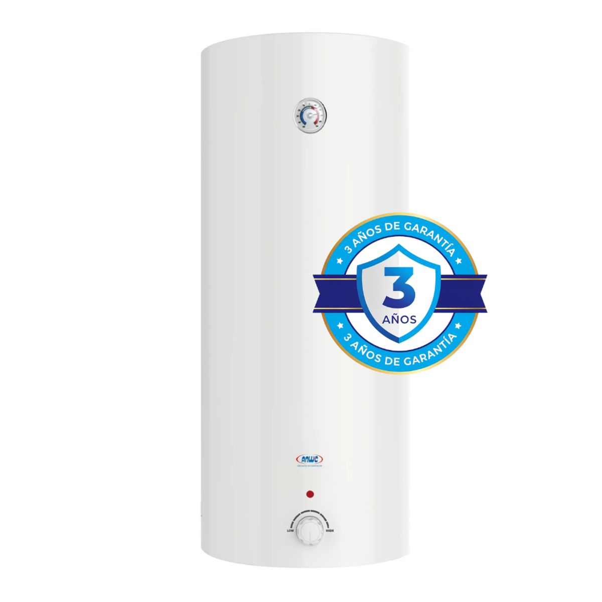 ANWO - Termo Eléctrico 150 Litros de Muro Ducha 1700 Watts Anwo VAN150LTS