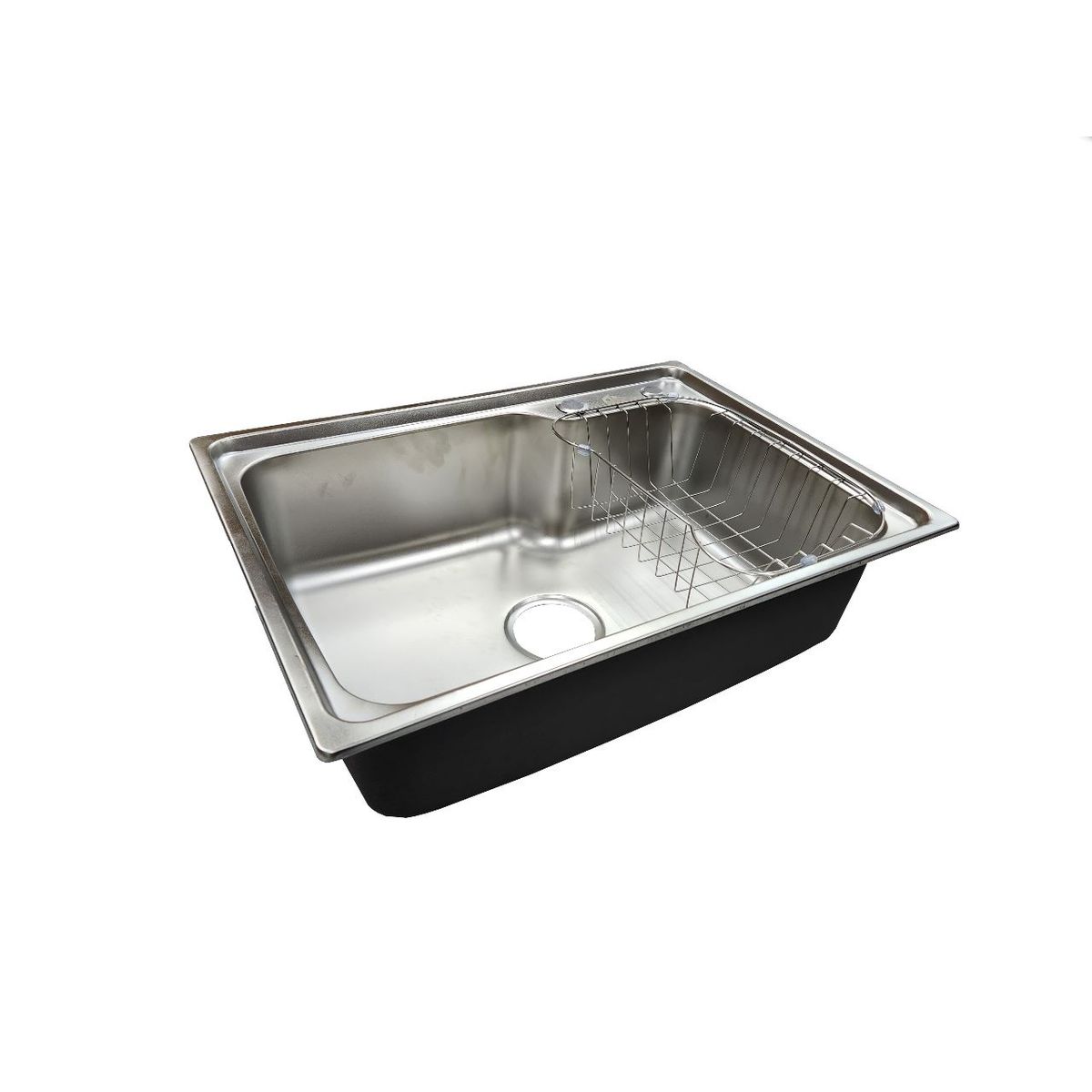 GENERICO - Lavaplatos acero inoxidable 61x43 sobre cubierta