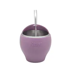 KEEP - MATE SET CON BOMBILLA 230ML COLOR MORADO