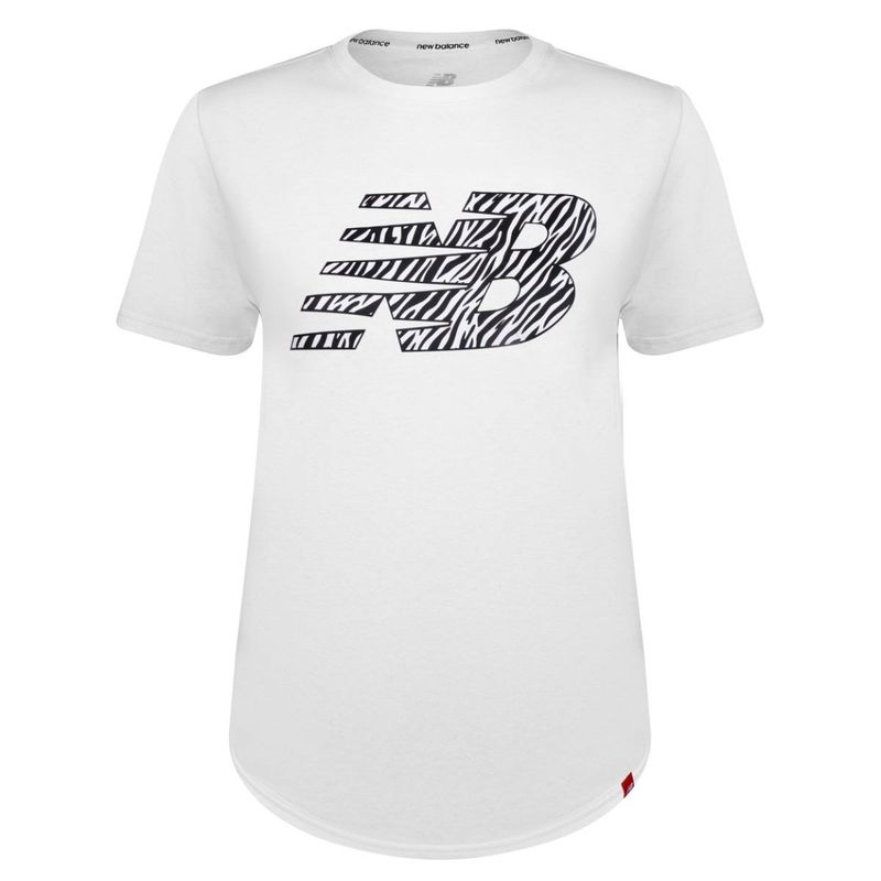 NEW BALANCE - Polera Lifestyle Mujer New Balance Blanca