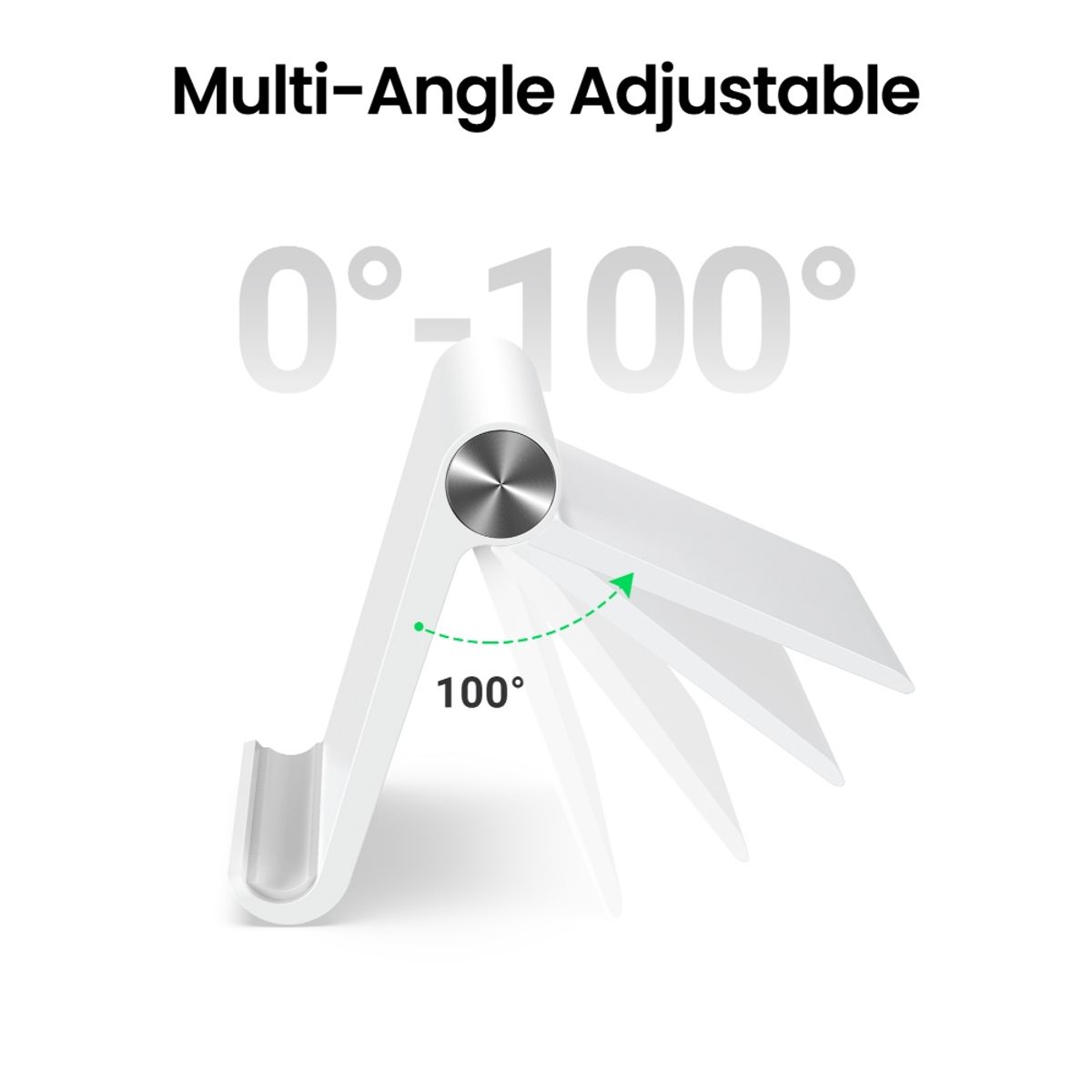 UGREEN - Base De Escritorio Para Tablet Inclinacion Ajustable Blanco Ugreen Lp115