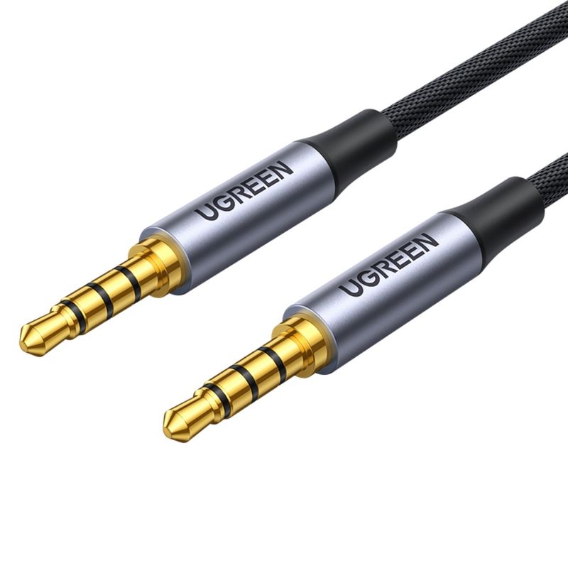 UGREEN - Cable De Audio Jack 3.5mm 4 Polos M/M (Compatible Con Microfono) 1.5m Ugreen Av183
