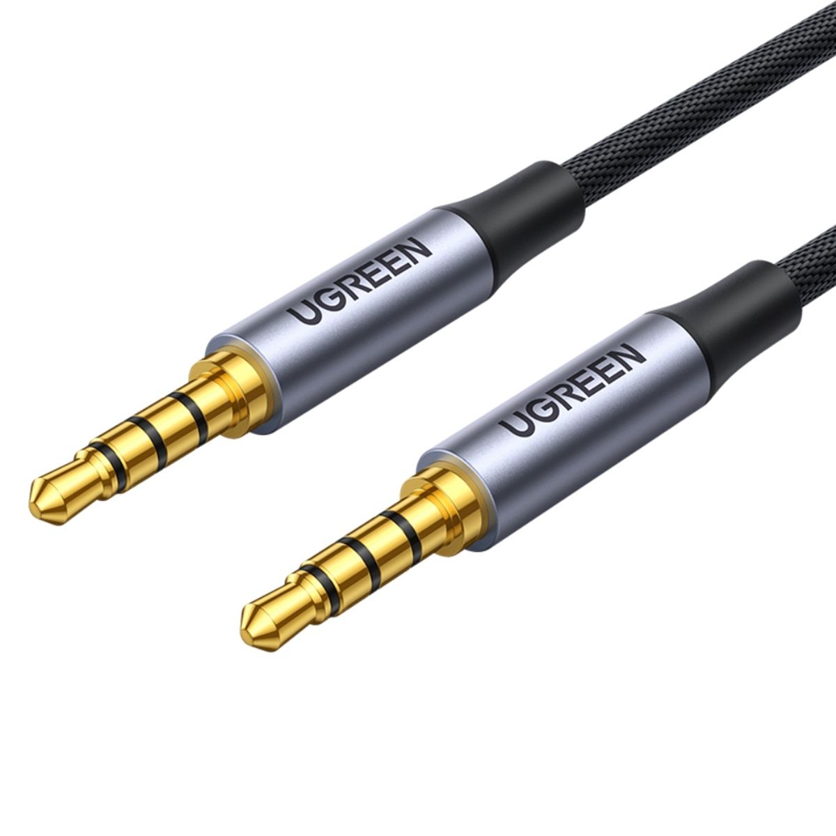 UGREEN - Cable De Audio Jack 3.5mm 4 Polos M/M (Compatible Con Microfono) 1m Ugreen Av183