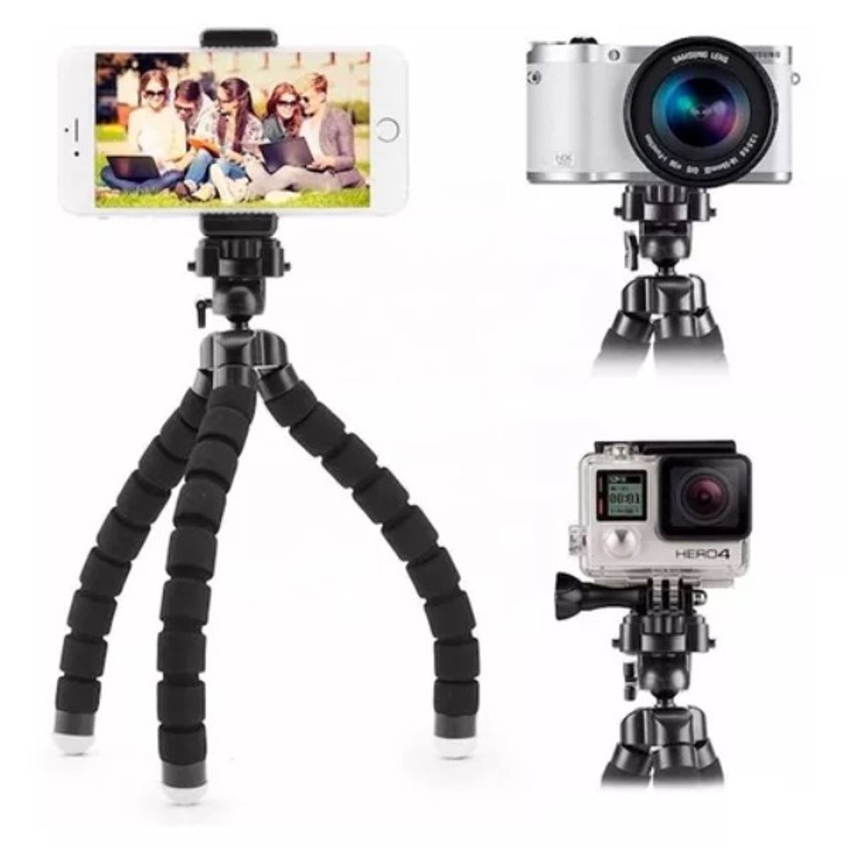 GENERICO - Tripode Celular Camara Selfie Portatil  Control Bluetooth