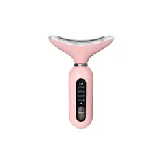 IMPORTCLICK - Masajeador Reductivo SkinCare Cuello Rostro Ultrasónico Rosado - Rosa