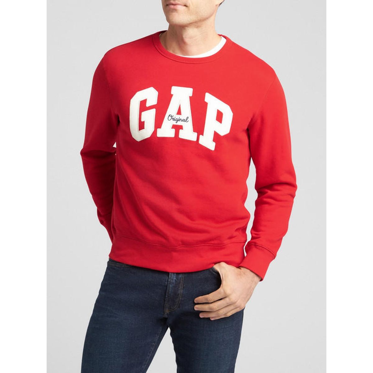 GAP - Poleron Logo Cuello Redondo Rojo GAP