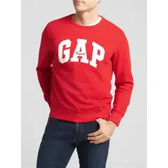 GAP - Poleron Logo Cuello Redondo Rojo