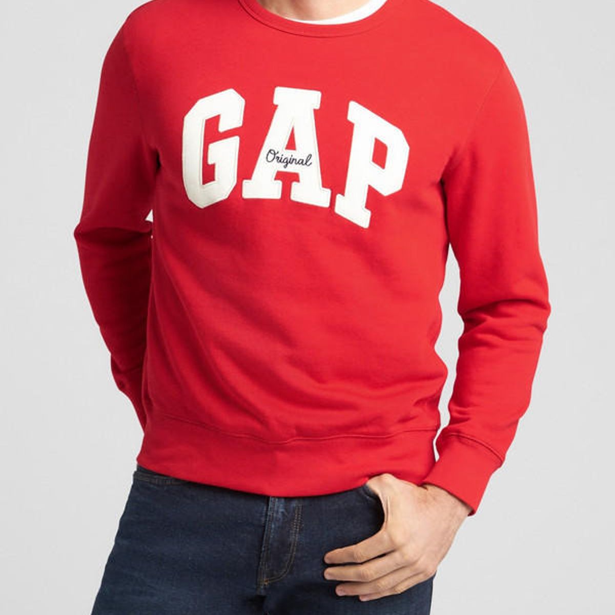 GAP - Poleron Logo Cuello Redondo Rojo GAP