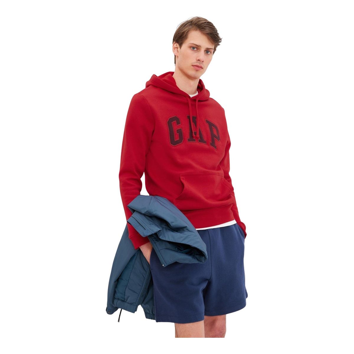 GAP - Poleron Logo Sin Cierre Rojo GAP