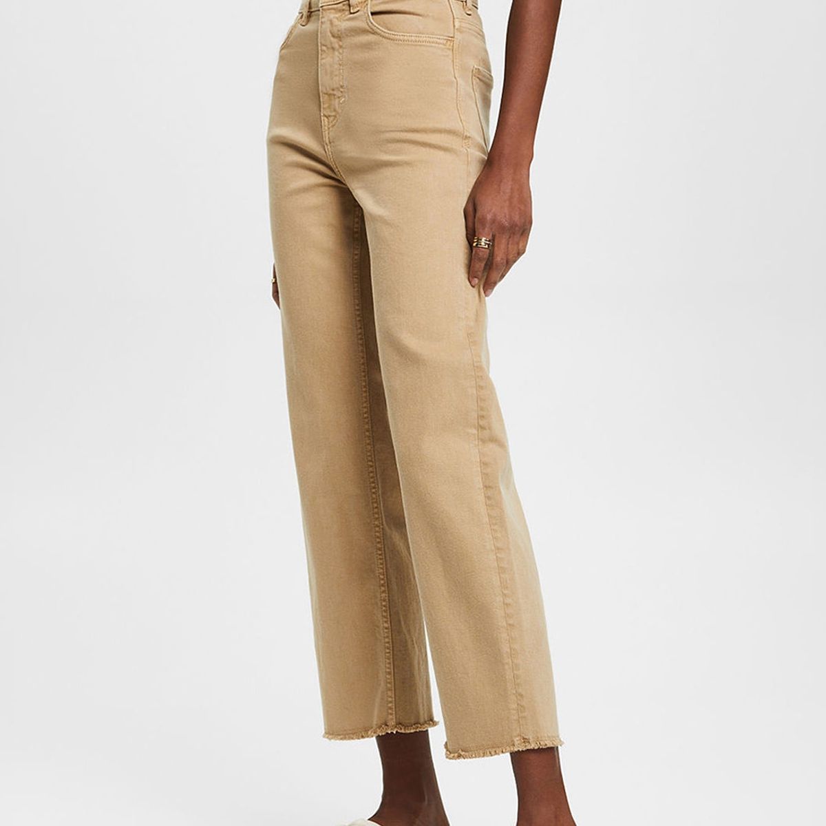 ESPRIT - Pantalón De Tiro Alto Recto Mujer Esprit ESPRIT