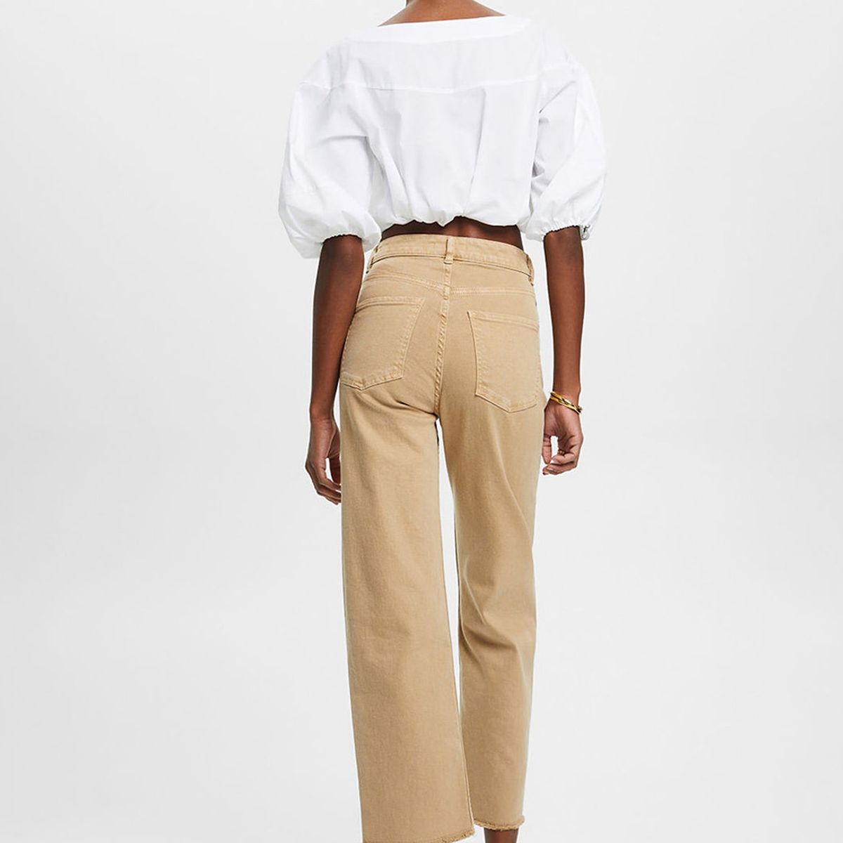 ESPRIT - Pantalón De Tiro Alto Recto Mujer Esprit ESPRIT