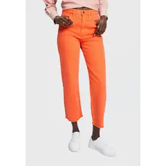 ESPRIT - Pantalón De Tiro Alto Recto Mujer