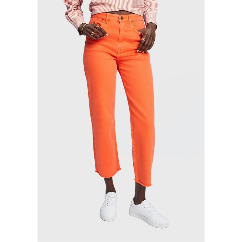 ESPRIT - Pantalón De Tiro Alto Recto Mujer Esprit ESPRIT