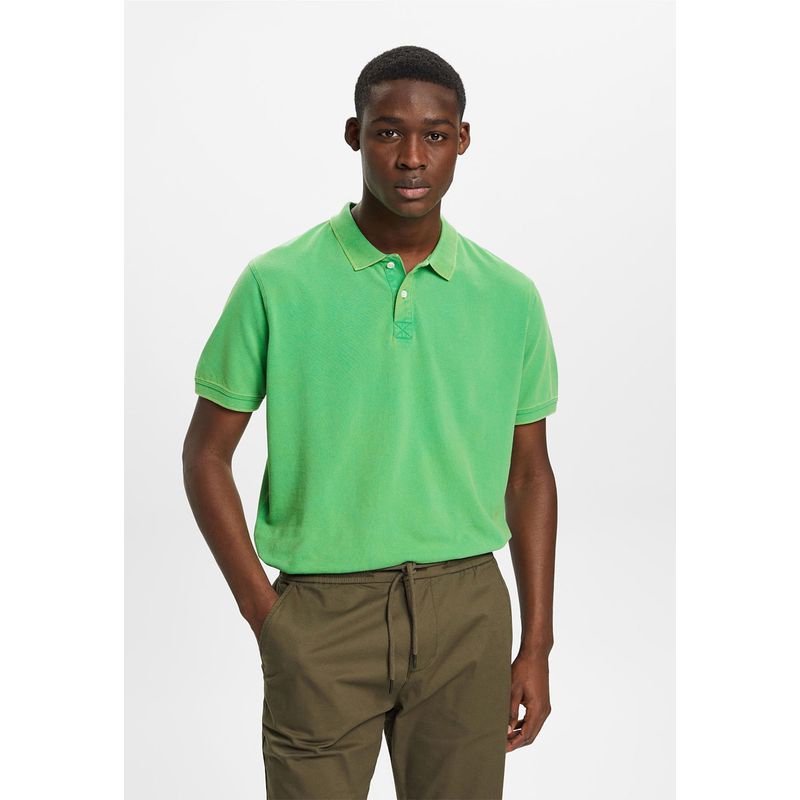 ESPRIT - Polera De Piqué Desgastado Hombre Esprit ESPRIT
