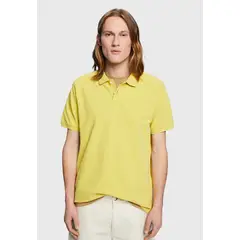 ESPRIT - Polera De Piqué Desgastado Hombre