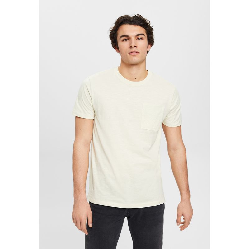 ESPRIT - Polera Manga Corta Con Bolsillo Hombre Esprit ESPRIT