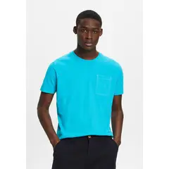 ESPRIT - Polera Manga Corta Con Bolsillo Hombre