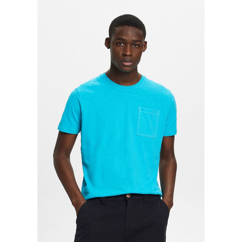 ESPRIT - Polera Manga Corta Con Bolsillo Hombre Esprit ESPRIT