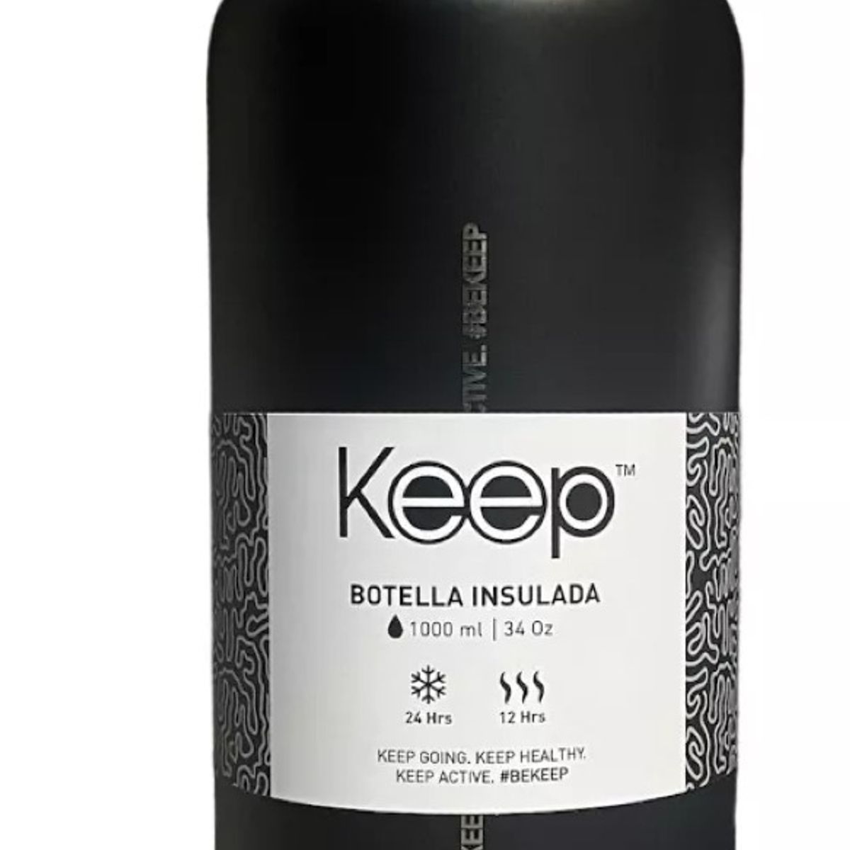 KEEP - BOTELLA INSULADA 1LT KEEP COLOR NEGRO