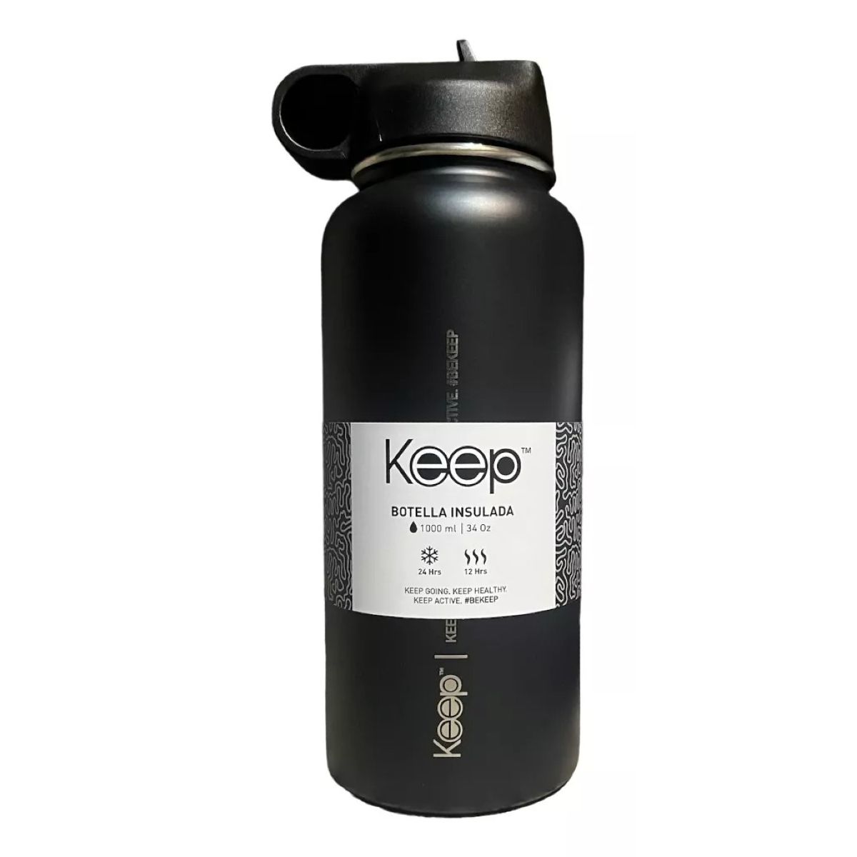 KEEP - BOTELLA INSULADA 1LT KEEP COLOR NEGRO