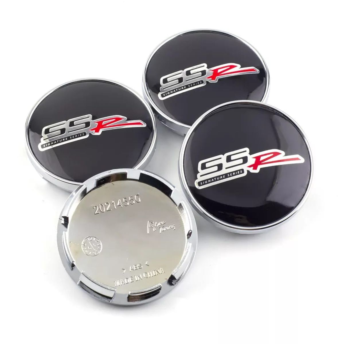 GENERICO - Tapa centro Llantas  autos 60mm universal ssr negra