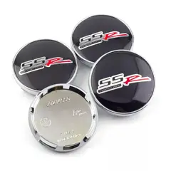 GENERICO - Tapa centro Llantas autos 60mm universal ssr negra