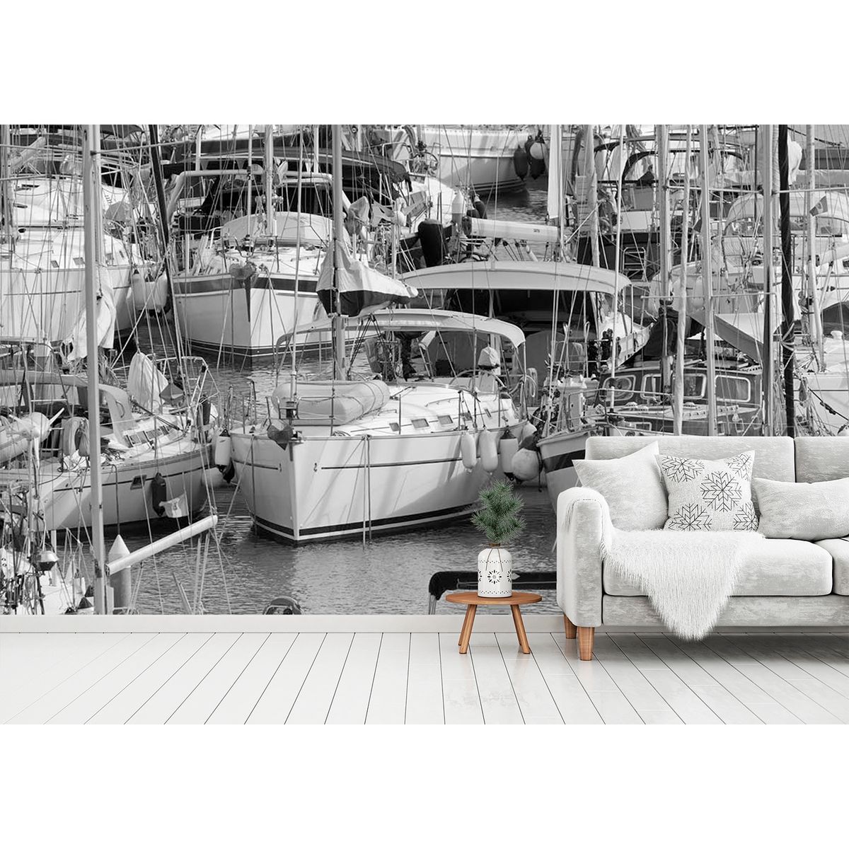 CARPENTER - Papel Mural Black and White Silk 18 2,40x4,02 mts