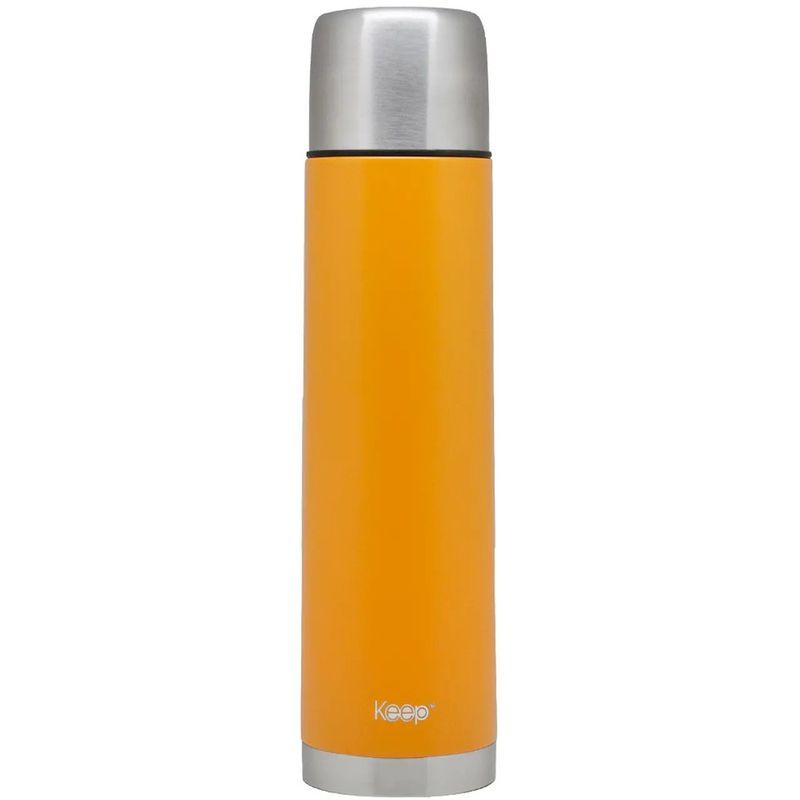 KEEP - TERMO BALA 1 LT RUBBER & ORIGINAL KEEP COLOR AMARILLO