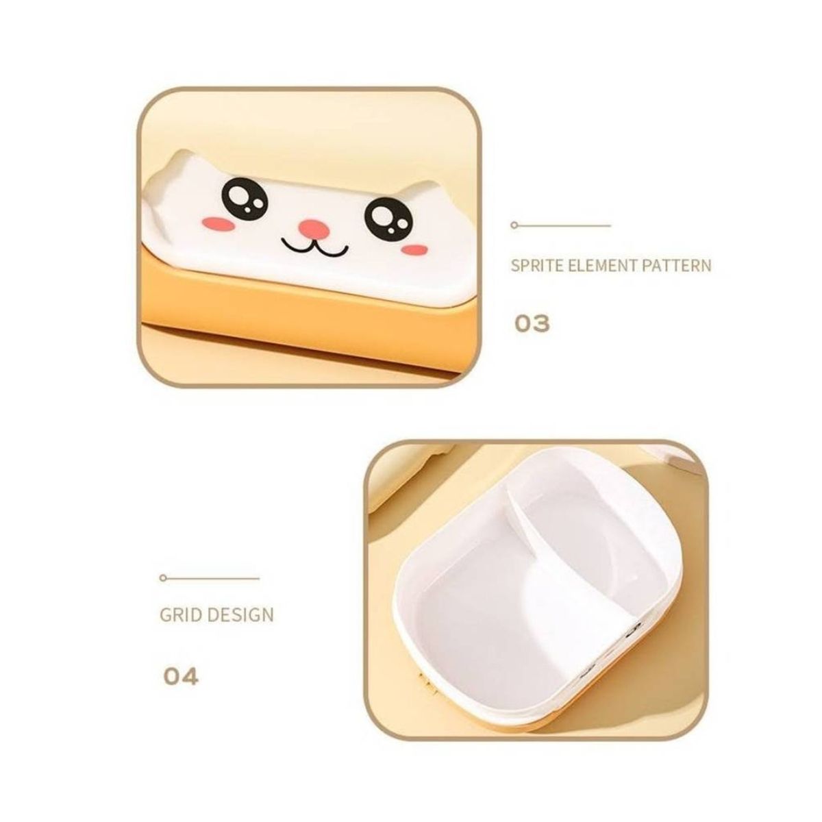 OEM - LONCHERA TAPER HERMETICO INFANTIL PARA NIÑOS AZUL