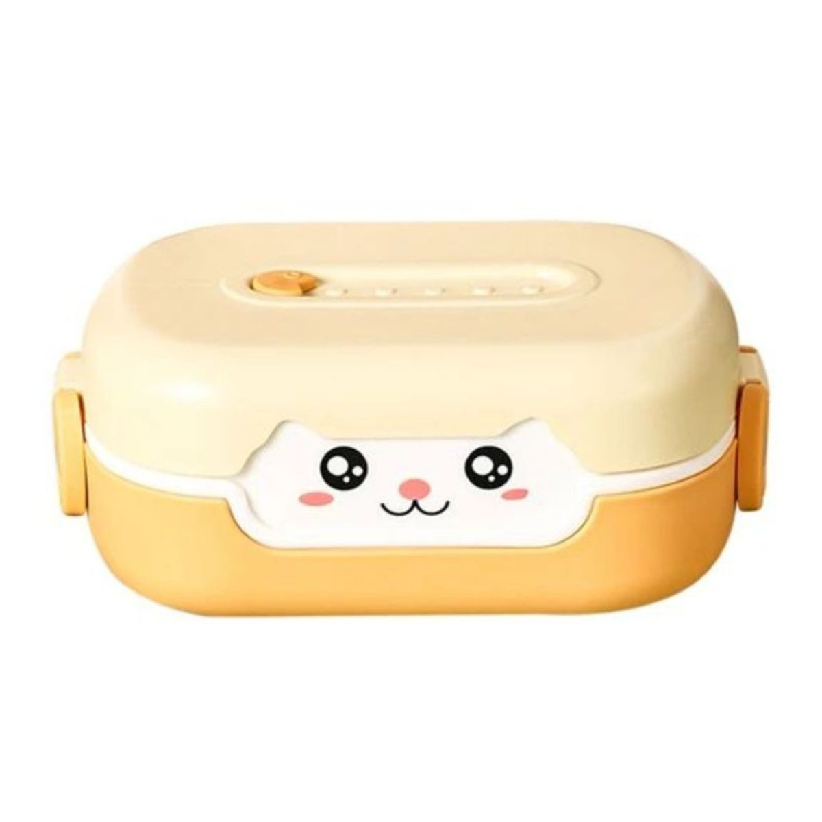 OEM - LONCHERA TAPER HERMETICO INFANTIL PARA NIÑOS AMARILLO