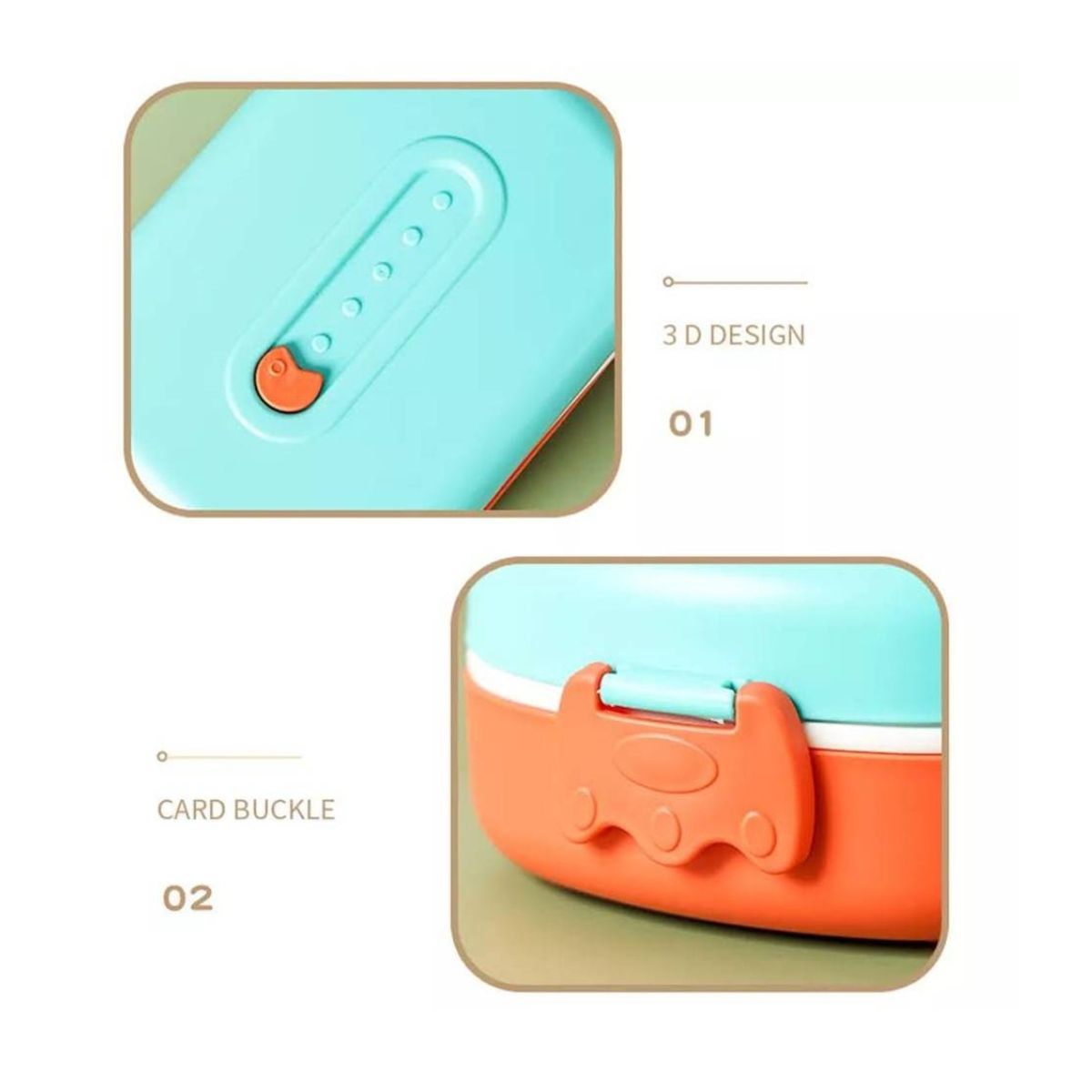 OEM - LONCHERA TAPER HERMETICO INFANTIL PARA NIÑOS AMARILLO